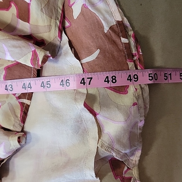 Roller Rabbit Size S Camo Floral-Print Wrap Dress, Excellent Used Condition - Picture 10 of 13